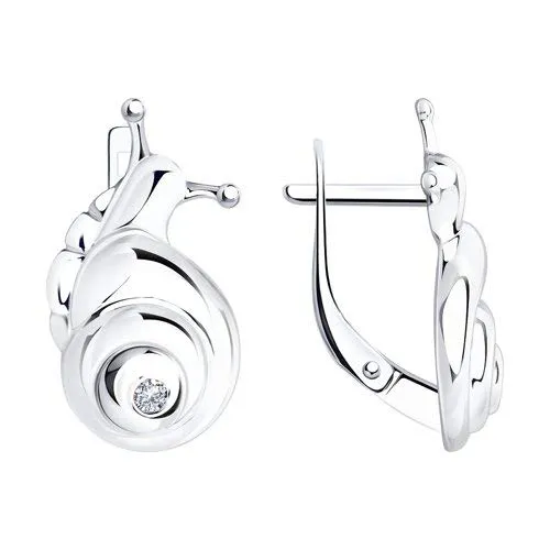 Silberohrringe Damenohrringe Ohrringe Creolen aus 925 Sterling Silber Zirkonia Stein Markenschmuck bei Secretforyou
