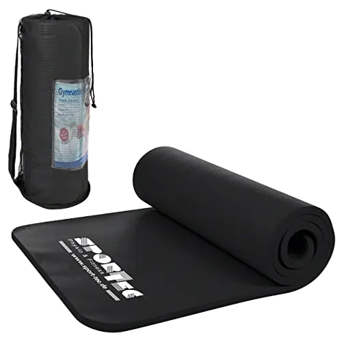 Sport-Tec Fitnessmatte mit Tragetasche - Sportmatte für Gymnastik und Yoga, inklusive praktischer Tragetasche für einfachen Transport und Aufbewahrung.