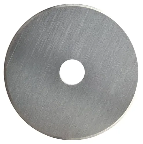 Original Fiskars Ersatzklinge, Titan-Rollklinge für gerade Schnitte, Inkl. Klingenablage, Ø 45 mm, Stahl mit Titan-Beschichtung, 1066043