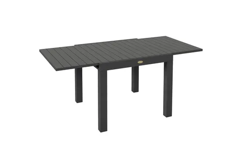 MC Star Gartentisch - Ausziehbarer Outdoor-Tisch, wetterbeständig, 162 x 80 x 75 cm, Grau - Vielseitiger, ausziehbarer Gartentisch für 4-6 Personen. Stabiler Aluminiumrahmen, leicht zu reinigen und ideal für den Außenbereich. Perfekt für gesellige Stunden im Freien.