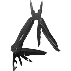Roxon Spark Outdoor Multitool mit 14 Funktionen - Gürteltasche inklusive - Multitool für Outdoor-Aktivitäten mit 14 Funktionen, inklusive Notfallpfeife und Feuerstein für schnelle Hilfe und Feuer. Ideal für Camping, Wandern und Abenteuer!