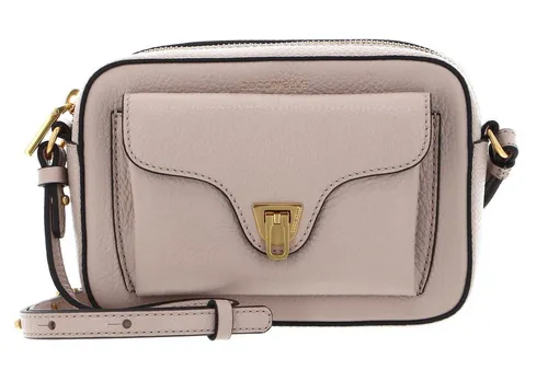 COCCINELLE Umhängetasche Crossbody Bag – Beige aus echtem Rindsleder - Handtaschen aus hochwertigem Rindsleder mit verstellbarem Schulterriemen, ideal für stilbewusste Frauen, die Funktionalität und Eleganz schätzen.