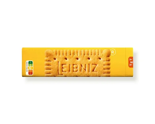 LEIBNIZ Butterkeks mit 30% weniger Zucker - Leibniz Butterkeks mit 30% weniger Zucker – der klassische Keks, jetzt in einer zuckerreduzierten Variante. Ideal für bewusste Naschkatzen, die nicht auf knusprigen Genuss verzichten möchten. Perfekt als Snack oder zu Kaffee!