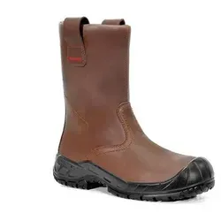 Sicherheitsschlupfstiefel RIGG S3 CI, Größe 47 - ESD-gerecht und kälteisolierend - Arbeits- & Schutzkleidung: Robuste Sicherheitsschlupfstiefel aus Rindleder, kälteisolierend und durchtrittsicher, ideal für unisex Einsatz in kühlen Umgebungen.