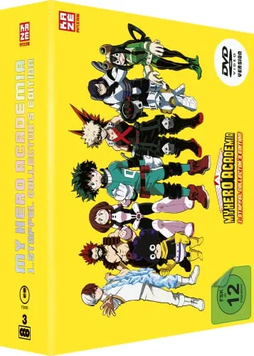 My Hero Academia - Staffel 1 - Gesamtausgabe - [DVD] Collector's Edition - Filme, Collector's Edition mit exklusiven Inhalten und Freigabe ab 12 Jahren für spannende Anime-Action.
