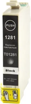 Druckerpatrone kompatibel mit Epson T1281 Black XL für Stylus Office BX305 F, BX305 FW, BX305 FW Plus, Stylus S22, SX125, SX130, SX230, SX235, SX235 W, SX420 W, SX425 W, SX430 W, SX435 W, SX438 W, SX440 W, SX445 W, T22