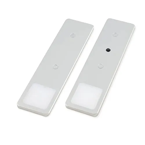 kalb LED Unterbauleuchten SET Solid2, silbergrau - Unterschrank Beleuchtung mit 3W Leistung, elegantes Design und mechanischem Schalter für einfache Bedienung – ideal für stilvolle Wohnräume.