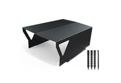 teileplus24 Mähroboter-Garage RG1 - Mähroboter-Garage, schützt Ihren Rasenmäher vor Witterungseinflüssen und bietet eine optimale Überdachung mit kompakten Maßen von 60x78x33cm.