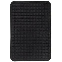 alca Universal-Fußmatten Kofferraummatte L Antirutschmatte Schmutzmatte Gummimatte zuschneidbar (1 St) schwarz 34 cm x 0.4 cm