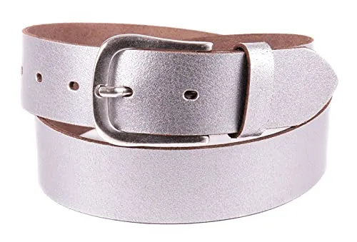 Tamaris Leather Belt W90 Silver