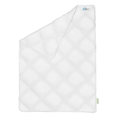 Koru Kids®️ Kinderbettdecke 100x135 – mit 95° waschbar – extra Hygiene für Ihr Baby Kind – allergikergeeignet - Baby Bettdecke 100 x 135 – Ganzjahresdecke - Oeko-TEX – Kinderdecke – weiß