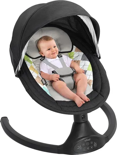Elektrische Babyschaukel für Neugeborene mit Musik und 5 Schwinggeschwindigkeiten