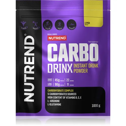 Nutrend CARBODRINX Pulver zur Zubereitung von Getränken Geschmack Lemon 1000 g