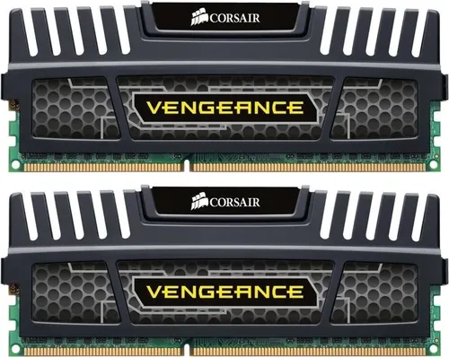 Corsair Vengeance Black 8 GB DDR3-1600 Dual-Kit - Arbeitsspeicher mit 8 GB (2x 4 GB), optimiert für hohe Leistung durch INTEL XMP und schnelle Timings von CL9.