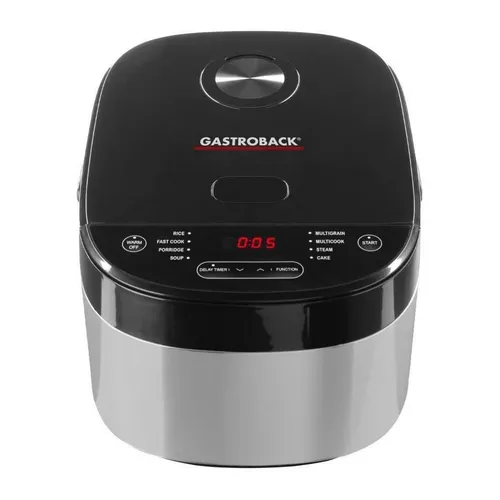 Design Multicook Pro 42527 - 8 in 1 Reiskocher und Multifunktionskocher, 5 Liter mit 3D-Heizsystem und Warmhaltefunktion bis zu 12 Stunden