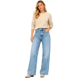 ONLMADISON Blush HW Wide DNM CRO371 NOOS Jeans in blau von ONLY