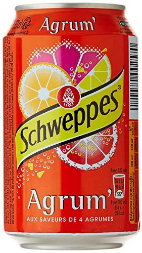 Schweppes Agrum 'schlanke Schachtel - 6 x 33 cl