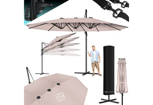 KESSER® Doppelsonnenschirm 4,6m x 2,7m von Kesser