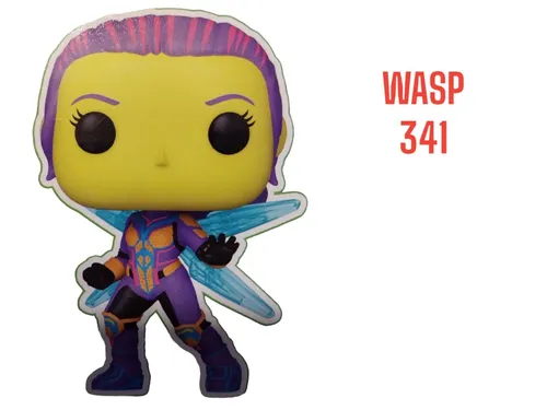 Marvel Wasp Blacklight 341 Target Exclusive Funko Pop OVP Rare New Selten Neu