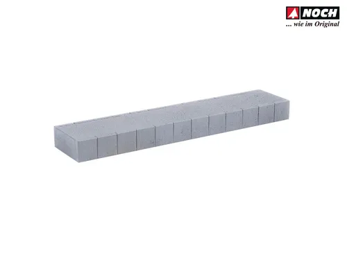 NOCH 66012 Spur H0 Bahnsteig Epoche III–IV 18 x 3,8cm perfekt für C-Gleis