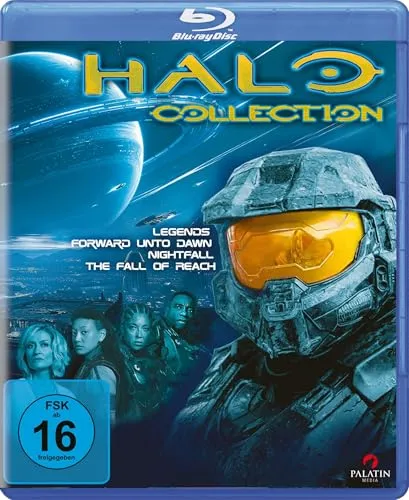 HALO - The Ultimate Movie Collection 1-4 - Blu-ray-Box mit allen 4 Filmen der HALO-Reihe, perfekt für Fans und Sammler, FSK 16, brandneu und originalverpackt.