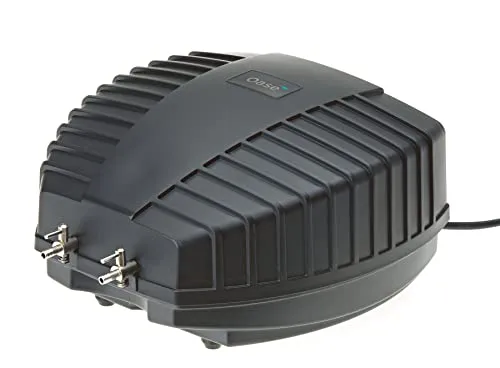 OASE 37125 Teichbelüfter AquaOxy 1000 | Effektive Sauerstoffversorgung für Teiche - Wasserpumpen: Optimale Lebensbedingungen für Fische dank effektiver Sauerstoffzufuhr und gleichmäßiger Abgabe durch Belüftersteine. Ideal für Teiche bis 10 m³.