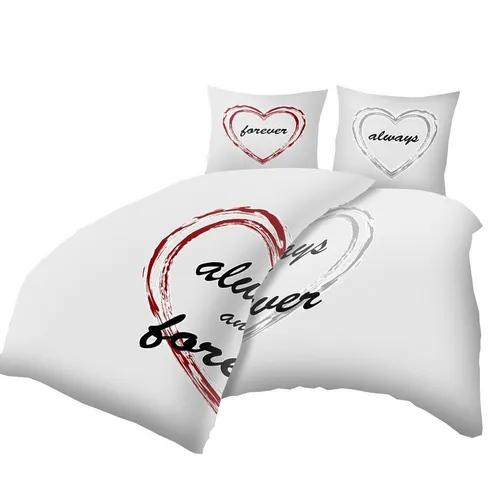 Casa Colori Partner Bettwäsche 4-tlg. 135x200 cm in weiß von CaSa Colori