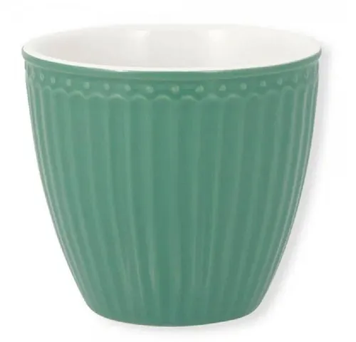 Greengate Tasse Latte Cup Tasse Alice Dusty Green (300ml) von GreenGate