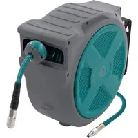 ECD Germany Druckluftschlauchtrommel 20m mit Rückzugautomatik