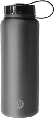 Origin Outdoors Trinkflasche, Edelstahl, 1L, grau