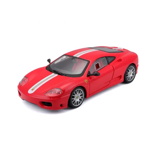 Bburago Ferrari Challenge Stradale 1:24 - Modellfahrzeuge - Detailliertes 1:24 Modellauto aus Druckguss Metall, ideal für Sammler und Ferrari-Fans, offiziell lizenziert.