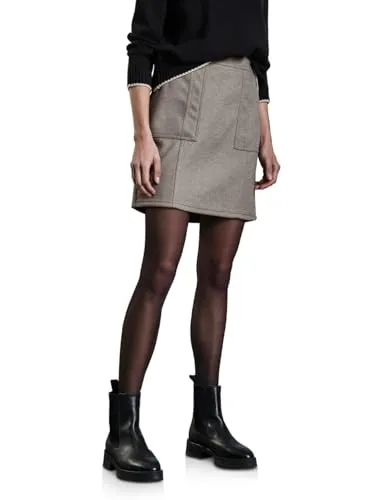 STREET ONE Minirock MAJA mit aufgesetzten Taschen in beige von Street One