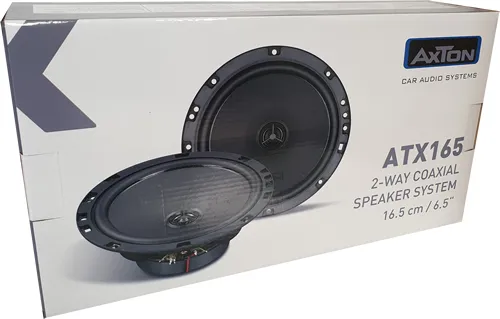 ATX165 Car-HiFi-Lautsprecher - Hochwertiger Car-HiFi-Lautsprecher mit 90 Watt Musikbelastbarkeit, ideal für kraftvollen Sound im Auto und beeindruckenden Frequenzgang von 60 Hz bis 22 kHz.