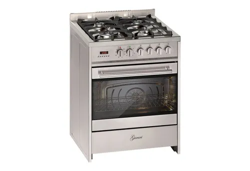 GURARI Induktions Standherd GCH E 612 BL - 60 cm freistehender Induktionsherd mit 4 Boosterkochzonen und 8 Betriebsfunktionen. Ideal für moderne Küchen, ausgestattet mit Easy Clean Emaille für einfache Reinigung.
