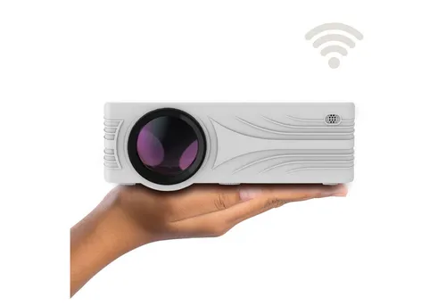 LA VAGUE LV-HD240 WI-FI LED-Projektor - Business-Beamer mit 2000 lm Helligkeit, ideal für Heimkino, Gaming und Video-Konferenzen – brilliante Farben und bis zu 30.000 Stunden Lebensdauer!