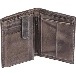 Echtleder Kombibörse taupe – Stilvoll und funktional - Elegante Kombibörse mit 6 Kreditkartenfächern, Ausweissteckfächern und einem praktischen Kleingeldfach. Ideal für den täglichen Gebrauch und perfektes Design für unterwegs.