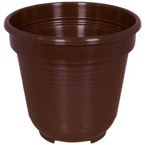 Geli Blumentopf STANDARD Braun Ø 10 cm - Kunststoff