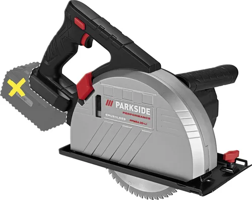 PARKSIDE PERFORMANCE® 20 V Akku-Metallhandkreissäge PPMSA 20-Li A1