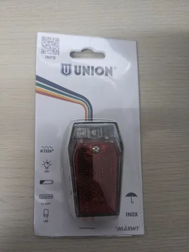 Marwi Union Rückleuchte LED Schlussleuchte UN-4470 schwarz Fahrrad Schutzblech
