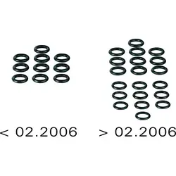 Grohe O-Ring Dichtungen 6x2mm