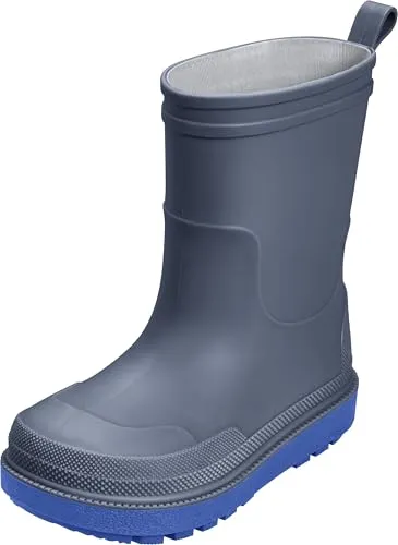 Playshoes Regenstiefel Unisex Kinder Gummistiefel, Marine, 21 EU - Gummistiefel für Kinder, wasserdicht und leicht aus TPE, ideal für regnerische Tage. Mit griffiger Sohle für sicheren Halt, maschinenwaschbar bis 30°C.