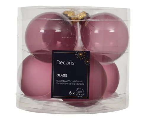 Weihnachtsbaumschmuck Pink von Kaemingk