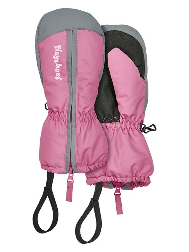Playshoes Fäustling mit Reißverschluss – Warm und Praktisch in pink von PLAYSHOES
