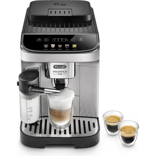 DeLonghi Kaffeevollautomat Magnifica Evo ECAM 290.61.SB - silber, mit LatteCrema-System für perfekten Milchschaum und benutzerfreundlichem Touchscreen