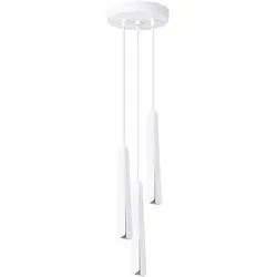 Hängeleuchte PRYSM 3P weiß 3xG9 8W Stahl - Pendelleuchte mit modernem Design, ideal für Wohn- und Essräume. Die PRYSM bietet elegante LED-Beleuchtung und hohe Energieeffizienz.