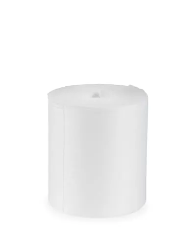 PG PrimeGuest SUPPLY Reinigungstuch M-Wipes Reinigungstücher auf Rolle Spunlace Vlies 50 gsm Weiß 17 x 25 cm ca. 200 Abrisse Einweg Putztücher fusselfrei saugstark reißfest