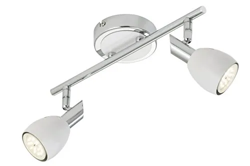 Briloner LeuchtenDeckenleuchte, LED Lampe, Deckenlampe, LED Strahler, Spots, Wohnzimmerlampe, Deckenstrahler, Deckenleuchte Wohnzimmer, Deckenspot, Deckenbeleuchtung, dreh- und schwenkbar