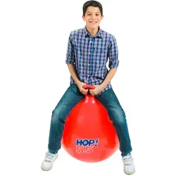 Hüpfball 55 cm rot - Sprungball für Kinder - Springstöcke & Hüpfbälle - Der robuste Hüpfball mit 55 cm Durchmesser fördert die Motorik und sorgt für viel Spaß im Freien.
