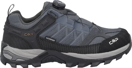 CMP Rigel Low Fitgo Trekking Shoes WP - Herren Trekking Schuhe für Abenteuer - Wanderschuhe mit wasserdichter CLIMAPROTECT-Membran und innovativem FitGo-Schnürsystem für optimalen Komfort und Stabilität auf langen Touren.