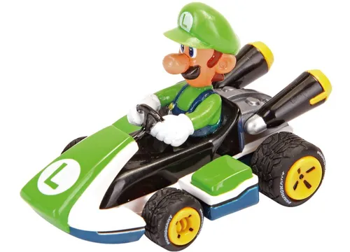 Carrera Mario Kart 8 Luigi Pull Speed Auto - Maßstab 1:43 - Carrera Modellauto Luigi aus Mario Kart 8, Maßstab 1:43. Mit kraftvollem Rückziehmotor für spannende Rennen, ideal als Geschenk für Kinder ab 8 Monaten. Hochwertige Verarbeitung und detailgetreues Design!
